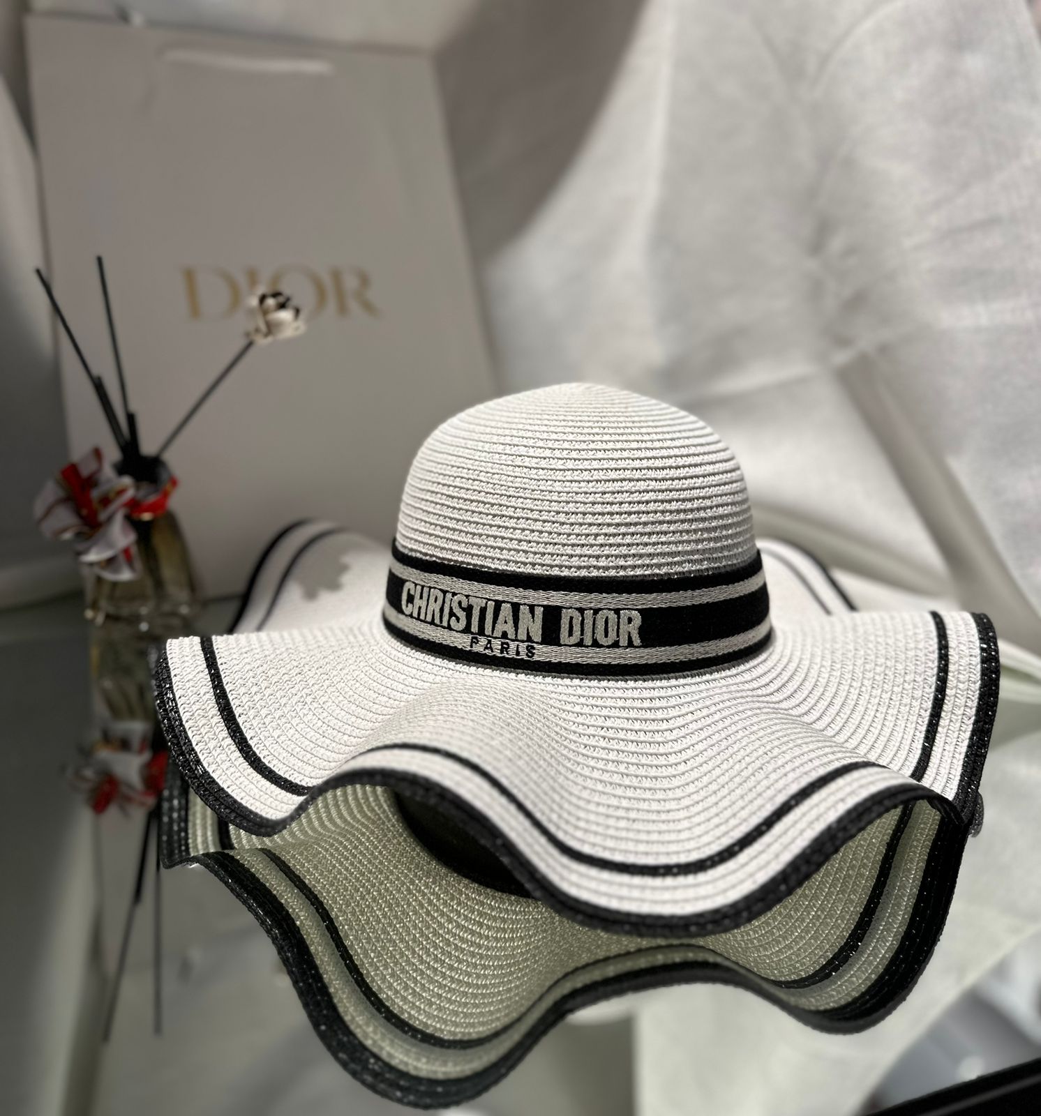 Christian Dior summer hat