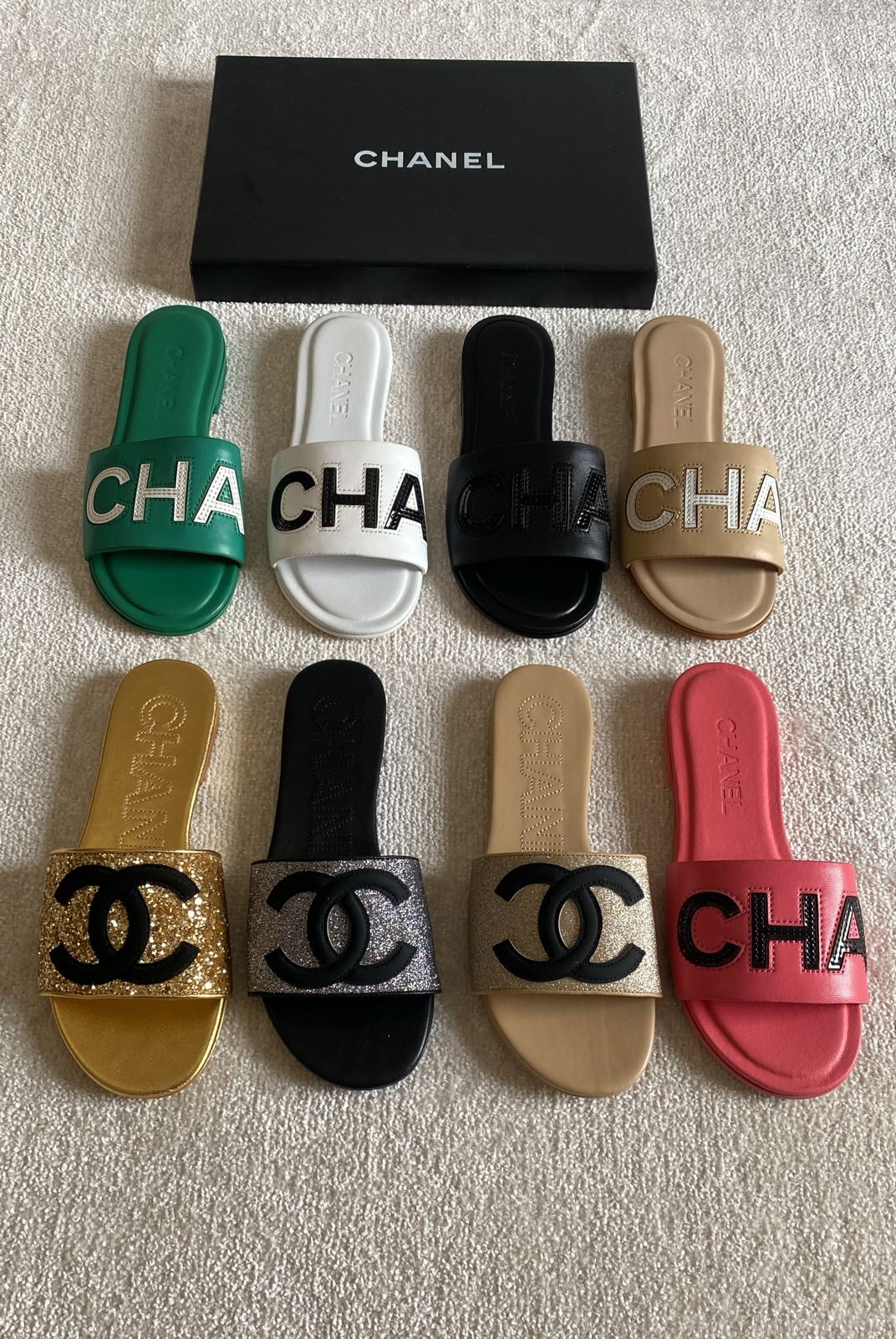 chanel slipper new