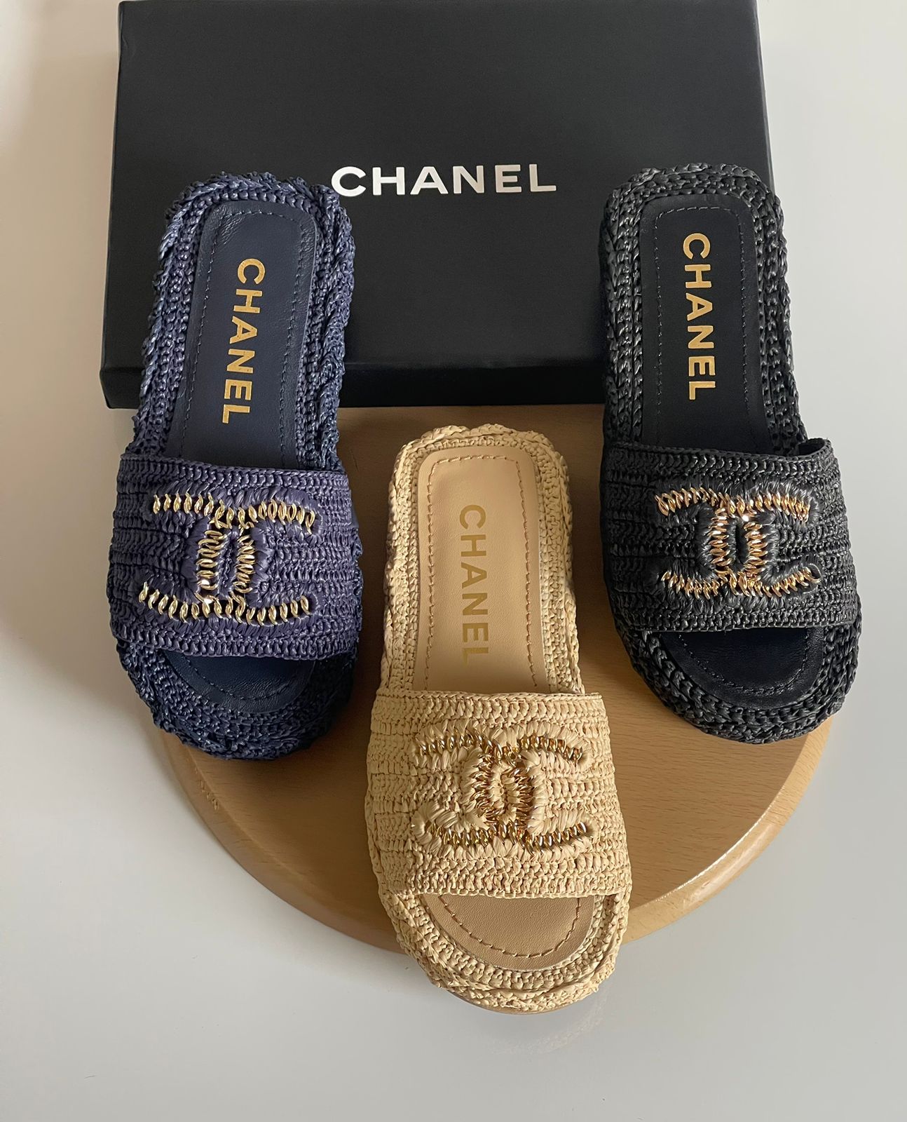 chanel slipper